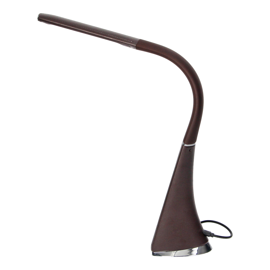 DOLOMIT LED 5W, desk lamp with alarm clock, 300lm, 4000K, brown